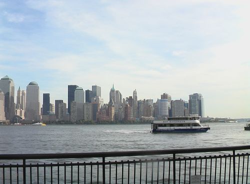 Usa, Niujorkas, Ny, Nyc, Niujorkas, Miestas, Didelis Obuolys, Panorama