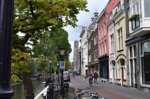 Utrecht, Miestas, Gatvė, Miesto, Olandija