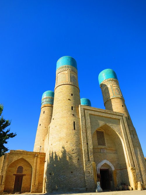 Uzbekistane,  Mečetė,  Mėlynas Dangus