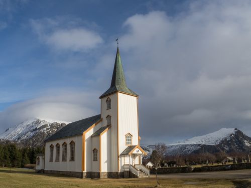Valberg, Lofoten, Bažnyčia, Norvegija