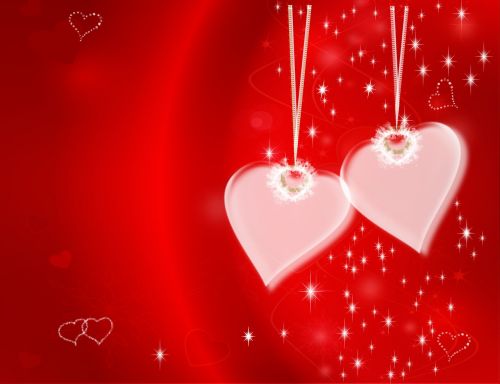 Valentino Diena, Širdis, Romantiškas, Raudona, Meilė, Fonas, Tapetai, Simboliai