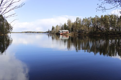 Valijärvi,  Forsa,  Vasarą,  Ežeras