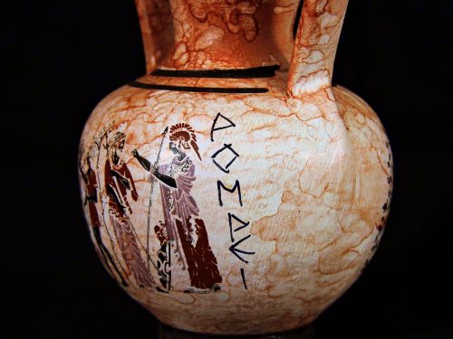 Vazos, Amphora, Pompėja, Italy, Dažymas, Grožis, Senovės, Senas