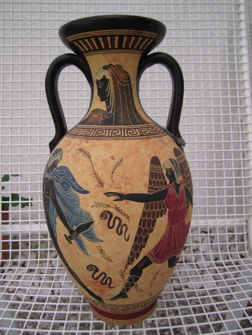 Vazos, Graikija, Menas, Mitologija
