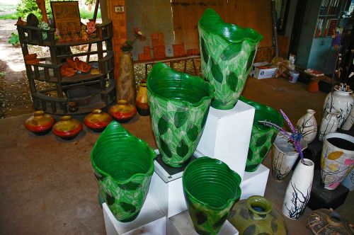 Vazos, Žalias, Tailandas