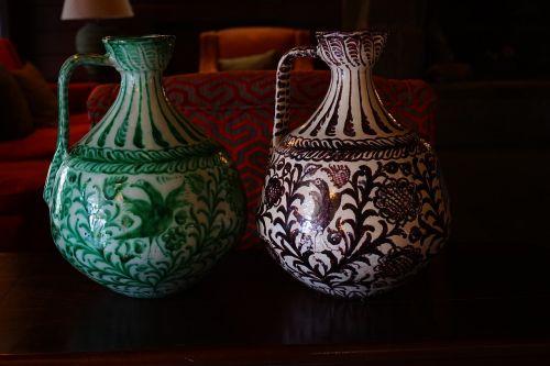 Vazos, Žalias, Raudona, Laivai, Keramika, Senovinis