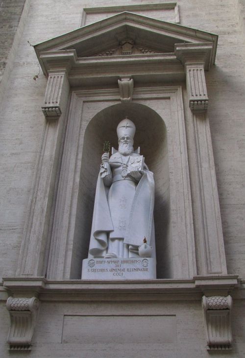 Vatikanas, St Peterio Bazilika, Statula, Roma