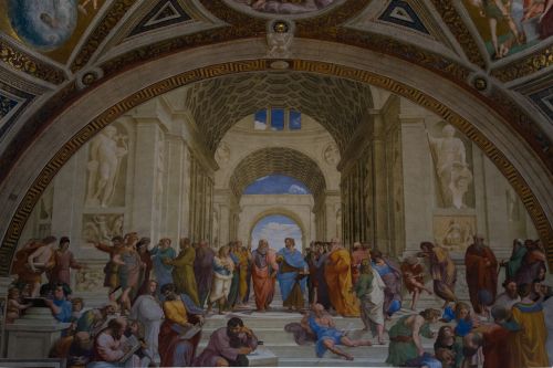 Vatikanas, Akademija, Aristotelis, Plato