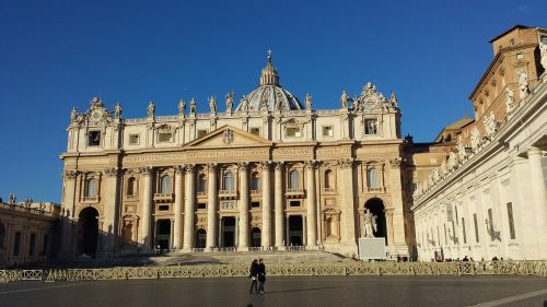 Vatikanas, St Peterio Bazilika, St Peterio Aikštė, Fasadas, Roma