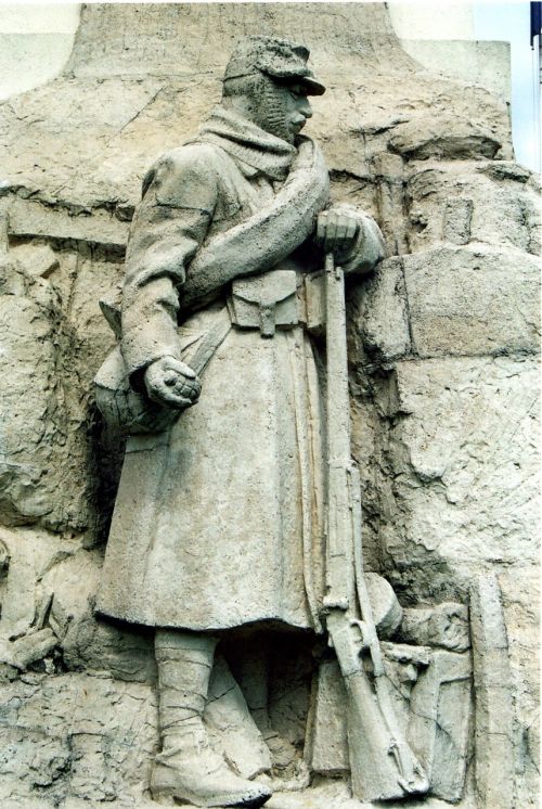 Vauquois, Piliakalnis, Minos, 1915, Puikus Karas, Plaukuotas, Tranšėjos, Meuse, Statula