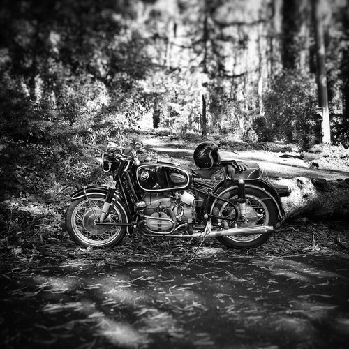 Transporto Priemonės,  Motociklų,  Bmw,  Vintage Motociklų,  R69S,  1967,  Kavinė Lenktynininkas,  Bmw Motociklų,  San Franciskas,  California,  Boksininkas Dvynys,  Oro Aušinamas