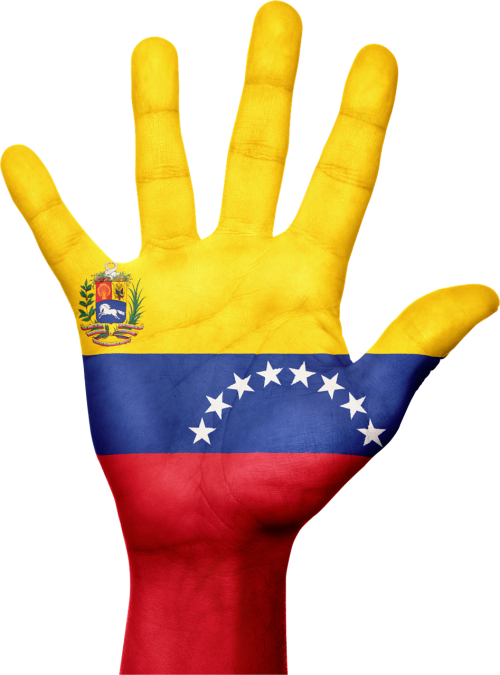 Venezuela, Vėliava, Ranka, Patriotinis, Patriotizmas, Simbolis, Ženklas, Šalis