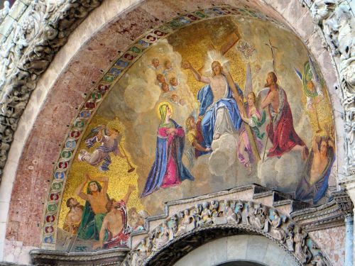 Venecija, Bazilika San Marco, Mozaika, Blauzdikaulis