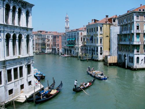 Venecija, Italy, Gondola Kahn