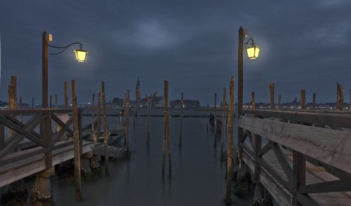 Venecija, Italy, Gondola, Venezija, Lagūnas, Vanduo, Kanalas