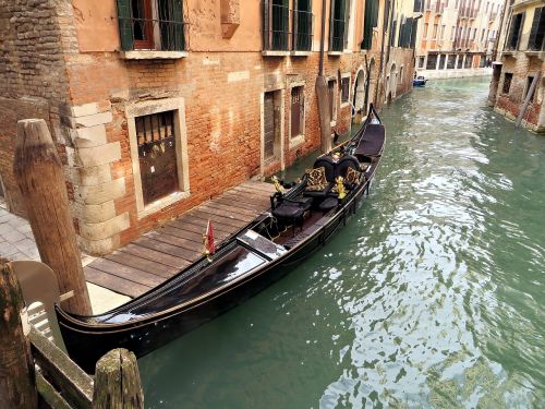 Venecija, Gondola, Italy, Kanalas, Europa, Vanduo, Kelionė, Ispanų, Turizmas, Venetian, Venezija, Transportas, Istorinis