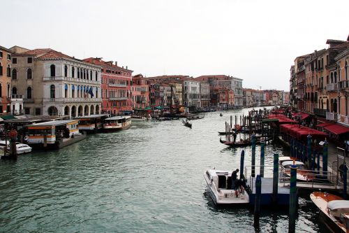 Venecija, Venezija, Canale Grande, Italy, Kanalas, Vanduo, Architektūra