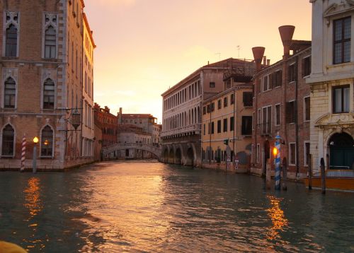 Venecija, Vakaras, Upė