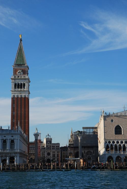 Venecija, Piazza, St Mark, Kampanelis