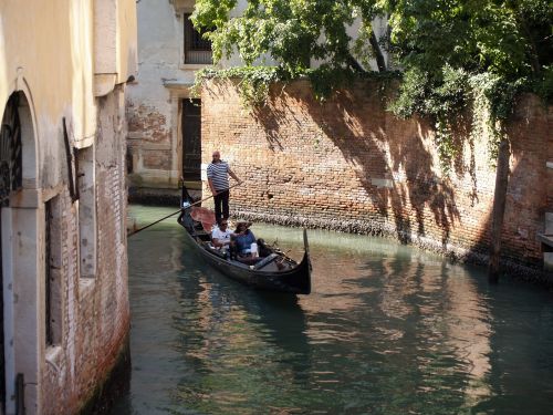 Venecija, Italy, Romantiškas, Bardolinas, Gondola