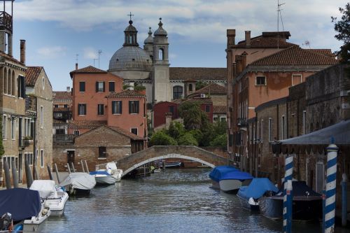 Venecija, Venecija, Italy, Kanalas, Vanduo, Vasara, Šventė, Romantiškas, Gondola