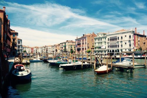 Venecija, Italy, Didysis Kanalas, Europa, Gondola, Ispanų, Venezija, Romantiškas