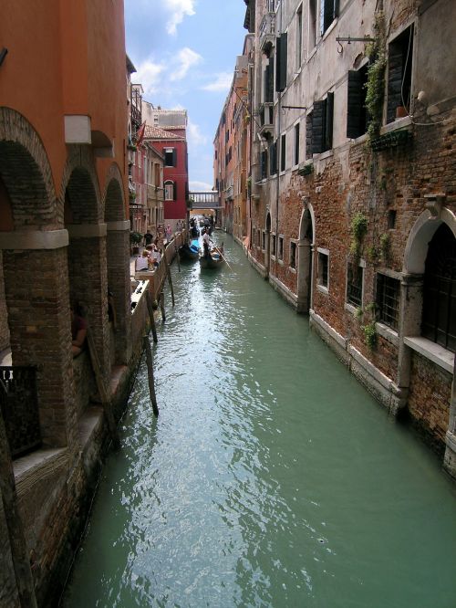 Venecija, Venezija, Italy, Miestas Ant Upės, Gondolos