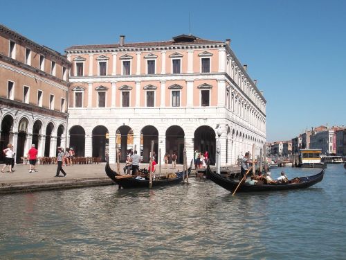 Venecija, Jūra, Gondola, Italy, Pastatas