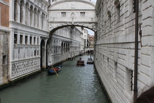 Venecija,  Susierzinimų Tiltas,  Kanalas,  Gondola,  Italy,  Be Honoraro Mokesčio