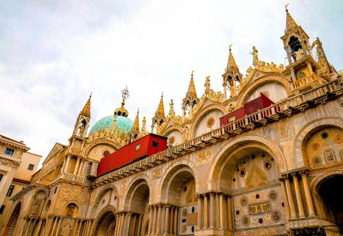 Venecija, Katedra, Italy, Miestas, Istorinis, Istorinis, Orientyras, Plaza, San Marco, Bažnyčia, Architektūra, Ornate, Religija, Paminklas, Pastatas