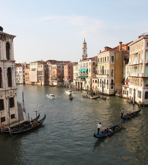Venecija,  Kanalas,  Kanalų,  Gondola,  Italija,  Valtys,  Fasadai