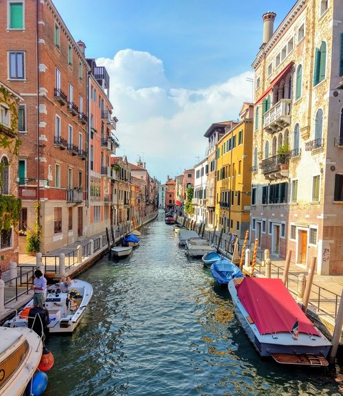 Venecija,  Venecija,  Italija,  Kanalai
