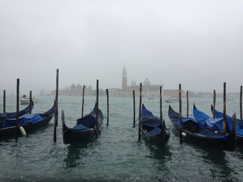 Venecija, Gondola, Migla