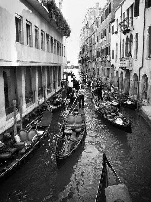 Venecija, Gondolos, Italy, Vanduo, Gondola, Kanalas, Ispanų, Europietis, Europa, Upė
