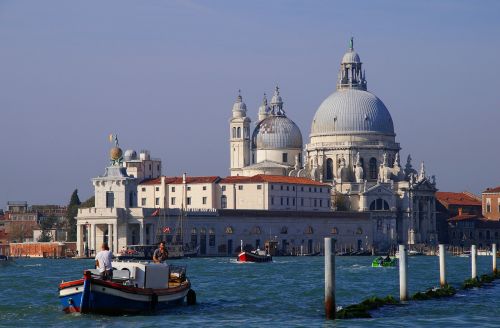 Venecija, Santa Marija Sveikatos, Muitinės Viršūnė, Italija, Didelis Kanalas, Kanalas, Venecija