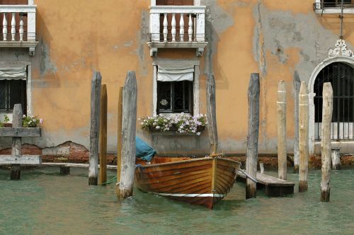 Venecija, Barca, Kanalas, Italy