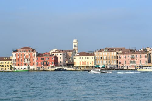 Venecija, Italy, Jūra, Namai, Prieplauka