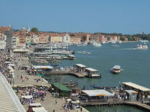 Venecija, Italy, Kanalas, Orientyras, Turizmas, Vaizdas, Šventė