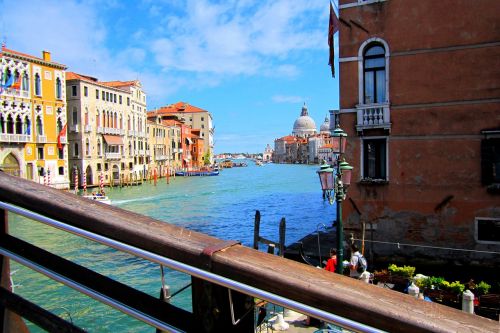 Venecija, Kanalas, Grand, Kanalas, Italy, Gatvė, Architektūra, Namai, Seni Namai