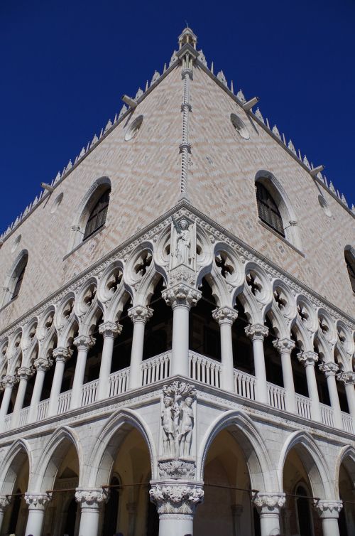 Venecija,  Rūmai,  Italy,  Doges Rūmai,  Mėlynas,  Architektūra,  Šventosios Ženklo Aikštė