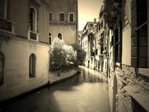 Venecija,  Kanalas,  Italy,  Vanduo,  Tylus,  Venezija,  Be Turistų,  Boot,  Namai,  Romantiškas,  Vandens Keliai,  Kanale