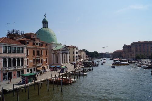 Venecija, Italy, Kanalas, Seni Namai, Architektūra, Namai, Valtys