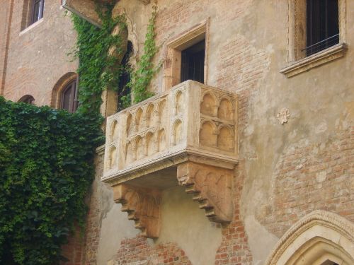 Verona, Balkonas, Italy, Balkonai, Romeo, Juliette