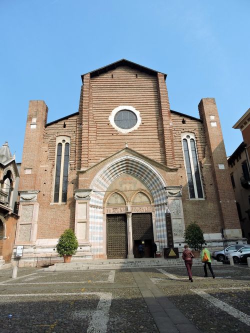 Verona, Bažnyčia, Piazza, Italy, Šventoji Anastasija, Paminklas, Architektūra