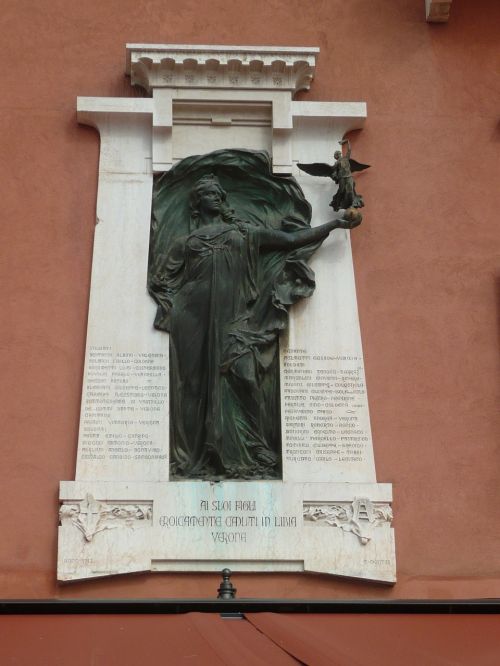 Verona, Ispanų, Italy, Statula, Menas, Pastatas