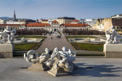 Vienna, Barokschloss, Belvedere, Pilis