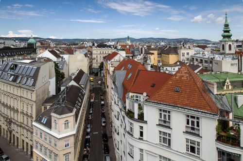 Vienna, Panorama, Miesto Panorama, Vaizdas, Centro, Perspektyva