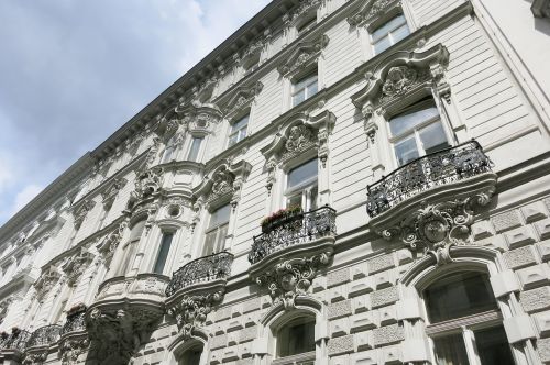 Vienna, Architektūra, Art Nouveau, Pastatas, Senamiestis, Centro, Fasadas, Kelias, Klasikinis, Namai, Miestas