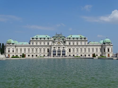 Vienna, Belvedere, Wien, Schloss, Pastatas, Austria, Architektūra, Pritraukimas, Turizmas, Žinomas, Kultūra