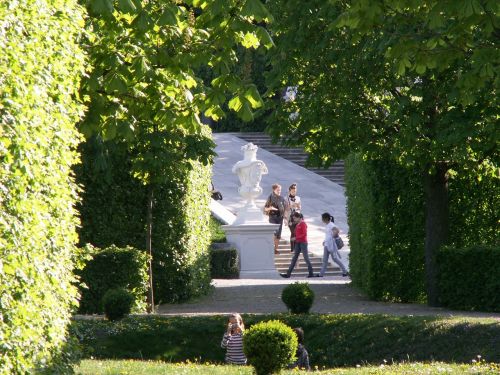 Vienna, Belvedere, Parkas, Vasara, Austria